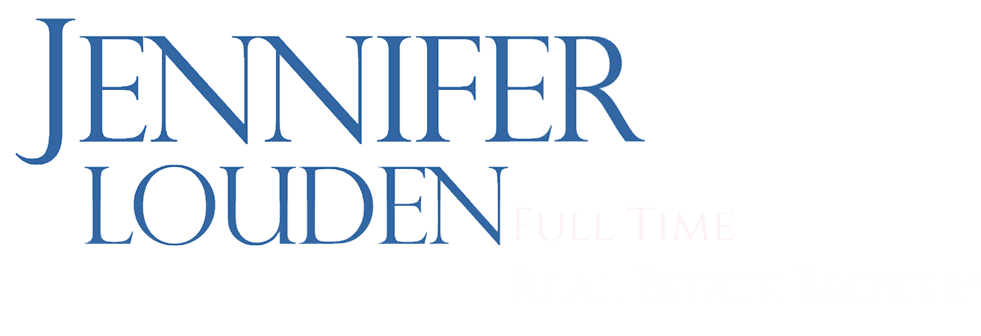 Logo of Jennifer Walden Real Estate with a blue and white color scheme.