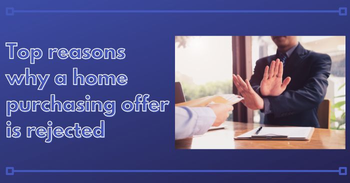 Woman discussing home buying offer with a man at a table.