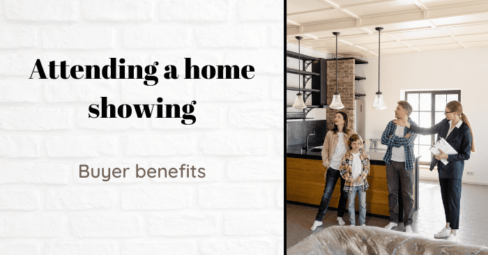 Family standing inside a modern home, symbolizing homebuying benefits.